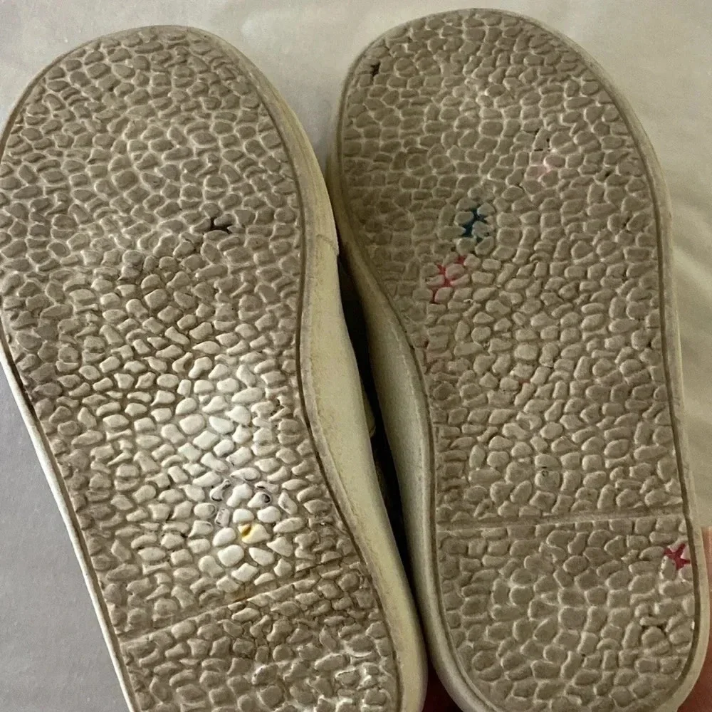 💛 Baby Girl Michael KORS Gold Signature Logo Sneaker Sz 5 Infant toddler